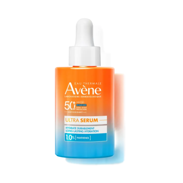 AVENE - Eau Thermale Ultra Serum Long-Lasting Hydration SPF50+ Αντηλιακός Ορός Προσώπου με Πανθενόλη 30ml