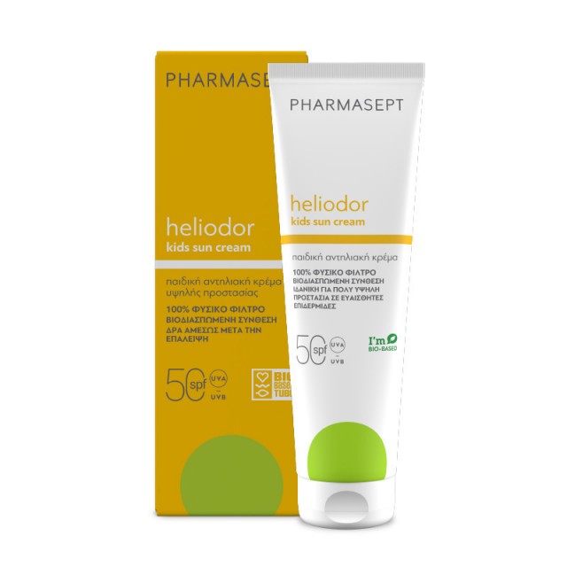 PHARMASEPT - Heliodor Kids Sun Cream Spf50 Παιδική Αντηλιακή Κρέμα Προσώπου & Σώματος 150ml