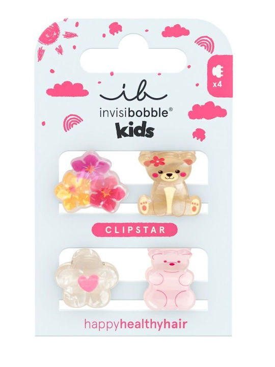 INVISIBOBBLE - Kids Clipstar Bearly Bloomed Global 4τμχ