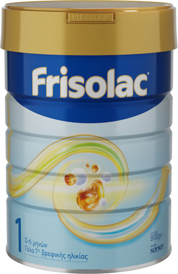 FRISOLAC - 1 Γάλα 1ης Βρεφικής Ηλικίας 0-6 μηνών 800gr