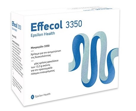 EPSILON HEALTH - Effecol 3350 για Αντιμετώπιση της Δυσκοιλιότητας, 24 φακελίσκοι