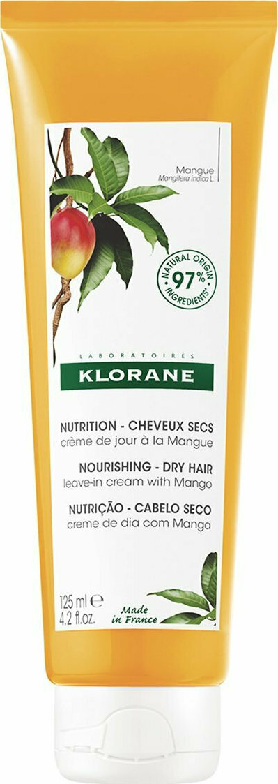 KLORANE - Nutrition Creme De Jour a la Mangue - Κρέμα Ημέρας Για Θρέψη Με Μάνγκο Για Ξηρά Μαλλιά 125ml