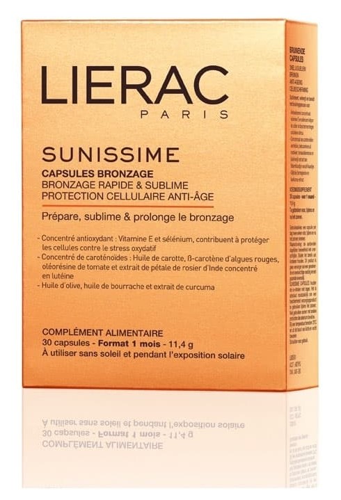 LIERAC - Sunissime Capsules Bronzage Κάψουλες Μαυρίσματος 30 Κάψουλες