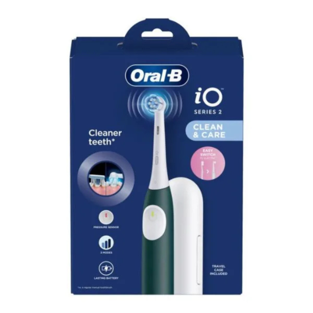 ORAL-B - IO Series 2 Clean & Care - Ηλεκτρική Οδοντόβουρτσα 1 τεμάχιο & Θήκη Ταξιδιού