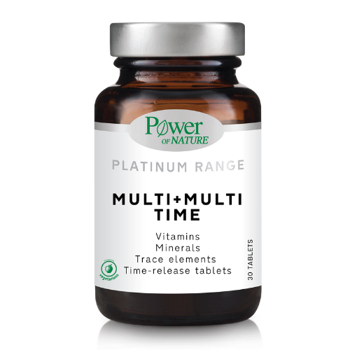 POWER HEALTH - Platinum Range Multi + Multi Time Ισχυρή Πολυβιταμίνη 30 Ταμπλέτες