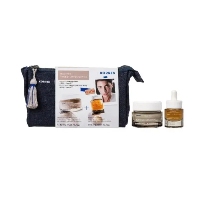 KORRES - Promo Black Pine Firming + Lifting Expert Duo - Μαύρη Πεύκη Σύσφιξη & Lifting Κρέμα Ημέρας 40 ml & Δώρο Sculpt & Lift Serum 15 ml