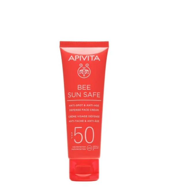 APIVITA - Bee Sun Safe Κρέμα Προσώπου Κατά των Πανάδων & των Ρυτίδων SPF50 50ml