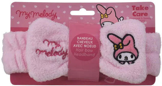 TAKE CARE - Hello Kitty Κορδέλα Μαλλιών για Μακιγιάζ & Περιποίηση Ροζ 1τμχ