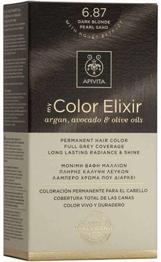 APIVITA - My Color Elixir No6.87 Ξανθό Σκούρο - Περλέ Μπέζ 125ml