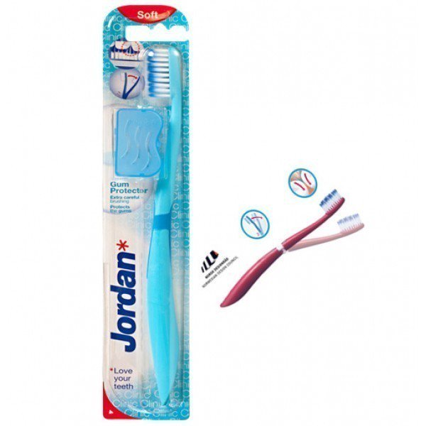 JORDAN - Gum Protector Sens Οδοντόβουρτσα Μαλακή για την Προστασία των Ούλων, 1τμχ