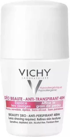 VICHY - Deodorant Beauty Anti-Perspirant 48h Ideal Finish Roll-on Αποσμητικό 50ml