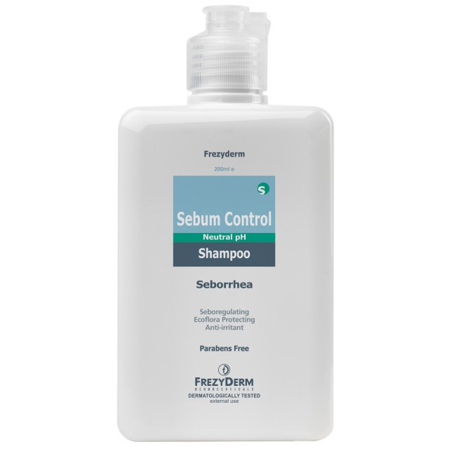 FREZYDERM - Sebum Shampoo Control Σαμπουάν για την Ρύθμιση της Λιπαρότητας 200ml