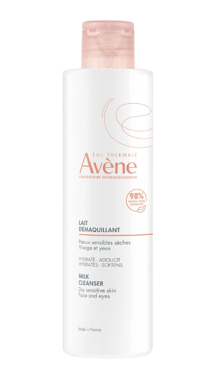 AVENE - Lait Demaquillant Γαλάκτωμα Ντεμακιγιάζ Κατάλληλο για Ευαίσθητα Μάτια & Χρήστες Φακών Επαφής 200ml