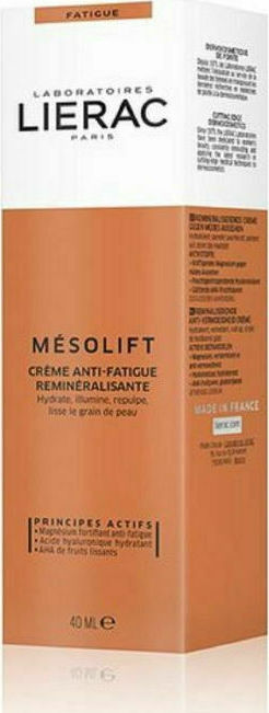 LIERAC - Mésolift Remineralising Anti Fatigue Creme Αναζωογονητική Κρέμα Κατά Της Κούρασης 40ml