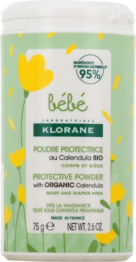 KLORANE - Bebe Poudre de Toilette Protectrice - Προστατευτική Πούδρα για μετά τον καθαρισμό του μωρού 75gr