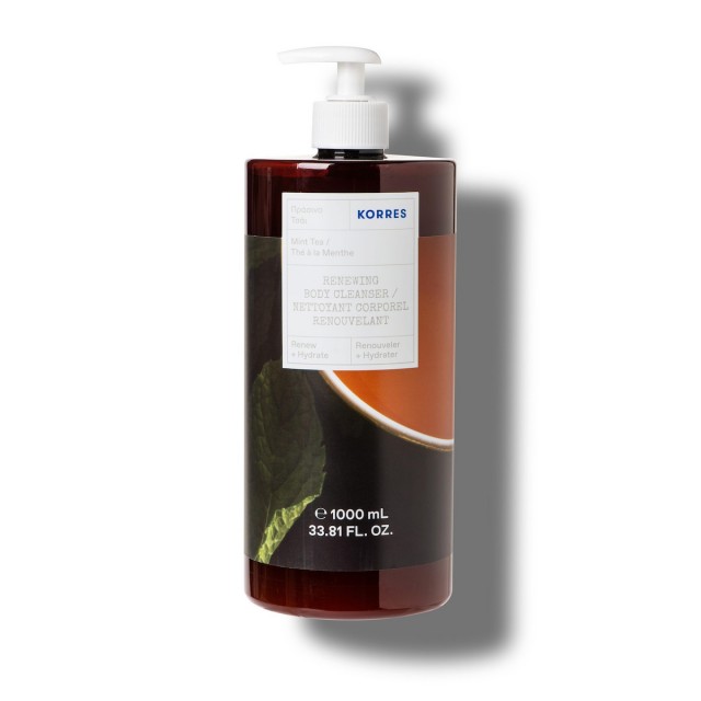 KORRES - Renewing Body Cleanser Mint Tea Αφρόλουτρο Πράσινο Τσάι 1000ml