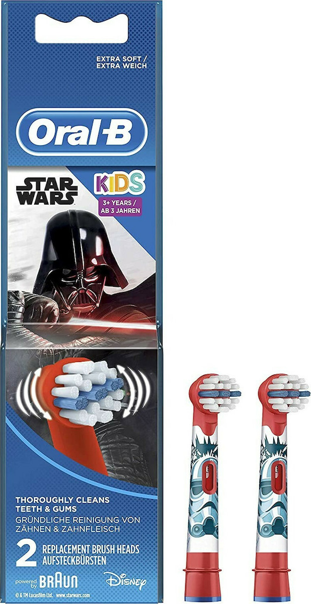 ORAL-B - Stages Power Star Wars Ανταλλακτικές Κεφαλές για Ηλεκτρική Οδοντόβουρτσα - 2 τμχ