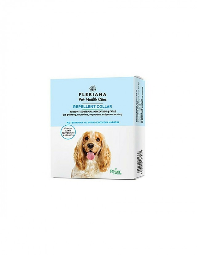 POWER HEALTH - Fleriana Pet Health Care Repellent Collar Απωθητικό Περιλαίμιο για Σκύλους και Γάτες 68cm 1 Τεμάχιο