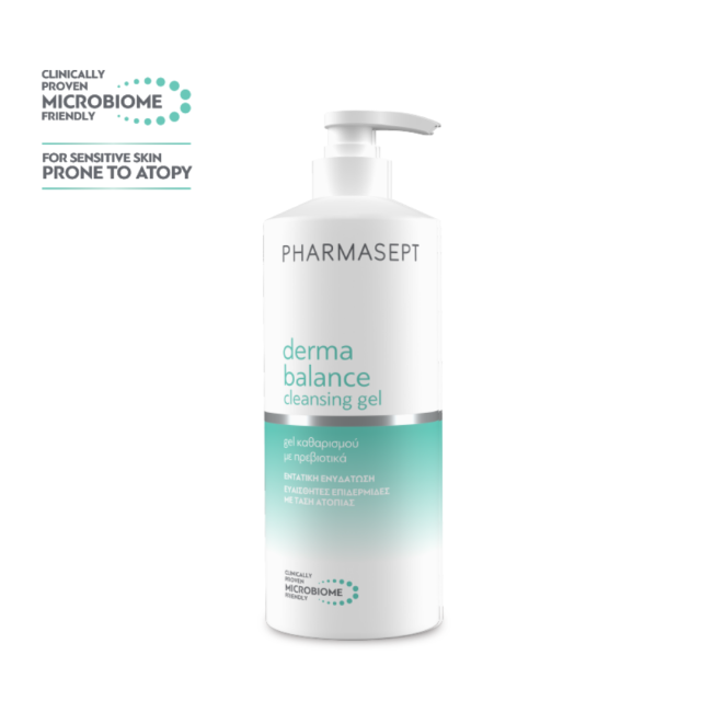 PHARMASEPT - Balance Shower Gel Αφρόλουτρο Για Πρόσωπο & Σώμα Ιδανικό Για Ξηρή Πολύ Ξηρή Ευαίσθητη Επιδερμίδα 500ml