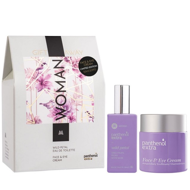 PANTHENOL EXTRA - Promo Limited Edition Face & Eye Cream 100ml & Woman Wild Petal Eau de Toilette