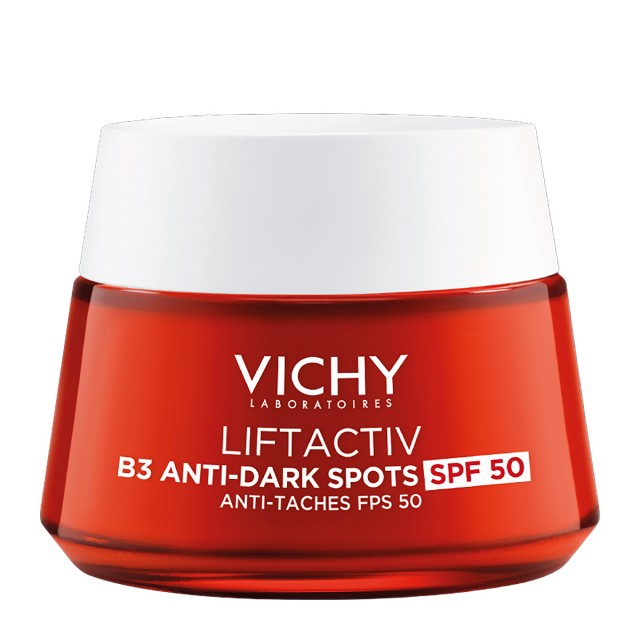 VICHY - Liftactiv B3 Anti-Dark Spots 48ωρη Κρέμα Προσώπου με SPF50 για Ενυδάτωση & Ατέλειες 50ml