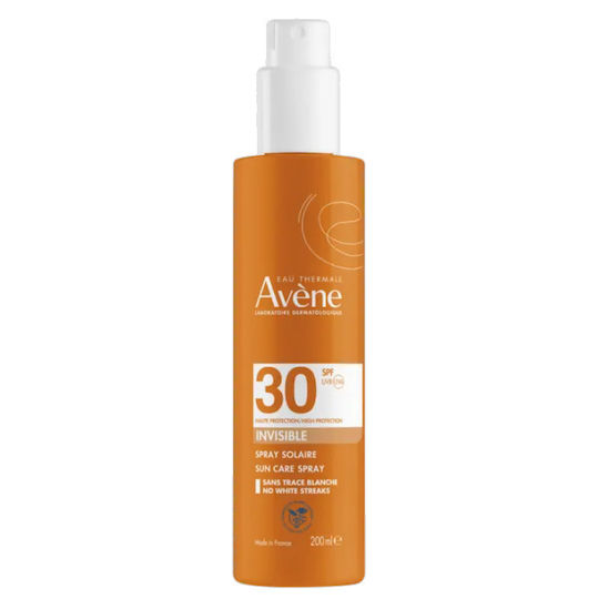 AVENE - Eau Thermale Sun Care Invisible Spray - Αόρατο Αντηλιακό για Πρόσωπο & Σώμα SPF30 200ml