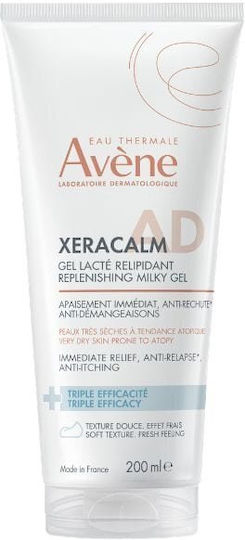 AVENE - Xeracalm A.D. Replenishing Milky Gel - Ενυδατικό Gel Αναπλήρωσης Λιπιδίων Για Ξηρό Δέρμα με Τάση Ατοπίας & Κνησμό 200ml