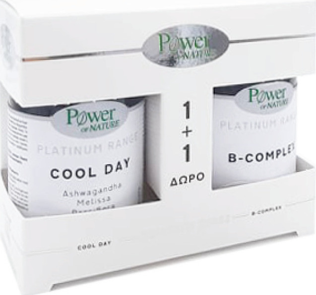 POWER HEALTH - Promo Range Cool Day Συμπλήρωμα Διατροφής για το Άγχος 30tabs & Δώρο Platinum Range Vitamin B-Complex 20tabs