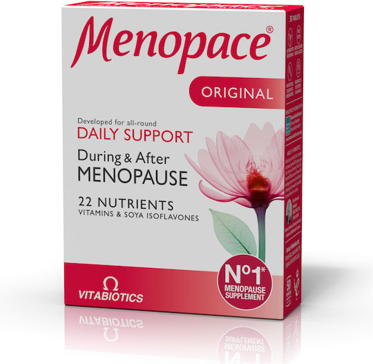 VITABIOTICS - Menopace Original, Συμπλήρωμα για τα Συμπτώματα της Εμμηνόπαυσης 30tabs