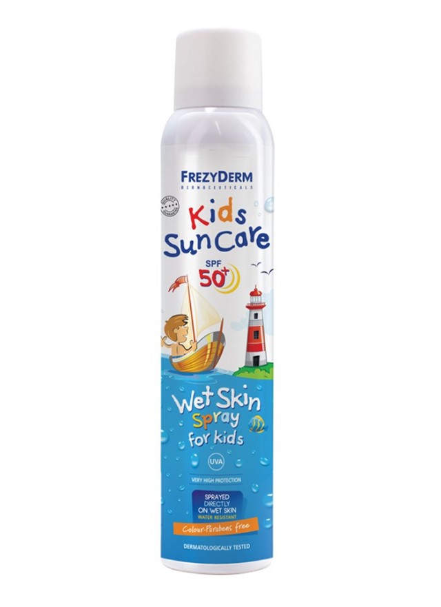 FREZYDERM - Kids Sun Care Wet Skin Spray SPF50+ Παιδικό Αντηλιακό Spray 200ml