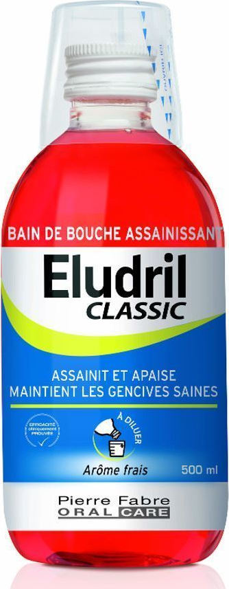 ELGYDIUM - Eludril Classic Στοματικό Διάλυμα για την Προστασία & τη Διατήρηση της Υγείας των Ούλων 500ml