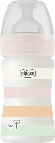 CHICCO - Well Being Πλαστικό Μπιμπερό Κατά των Κολικών με Θηλή Αργής Ροής 0+ μηνών 150ml