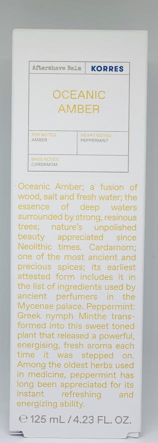 KORRES - Aftershave Balm Oceanic Amber Γαλάκτωμα Για Μετά Το Ξύρισμα 125ml