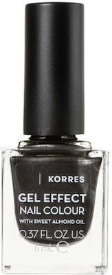 KORRES - Βερνίκι Νυχιών Gel Effect Nail Colour No96 Moonstone Grey 11ml