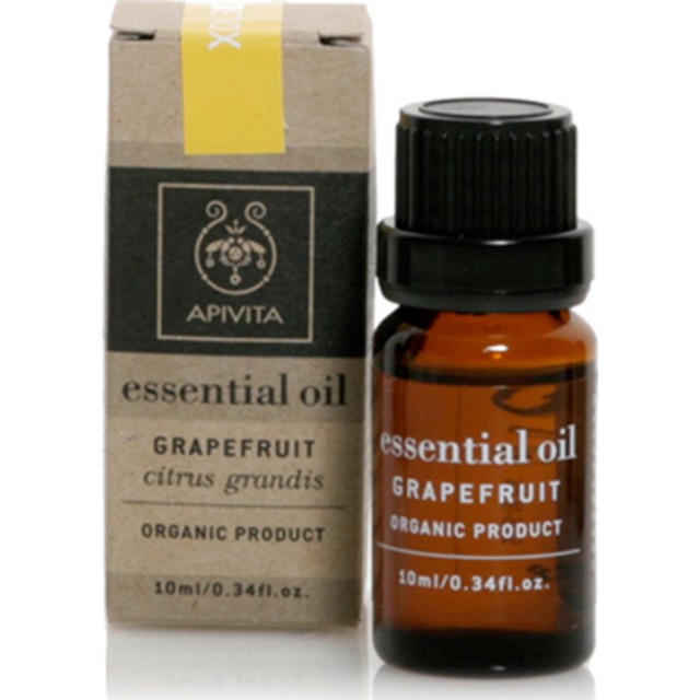 APIVITA - Essential Oil Grapefruit Αιθέριο Έλαιο Γκρέϊπφρουτ 10ml