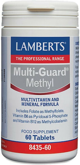 LAMBERTS - Multi-Guard Methyl - Πολυβιταμίνη για Ενέργεια 60tabs