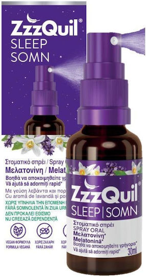 NATURA - ZzzQuil Sleep Somn - Στοματικό Spray με Μελατονίνη 30ml