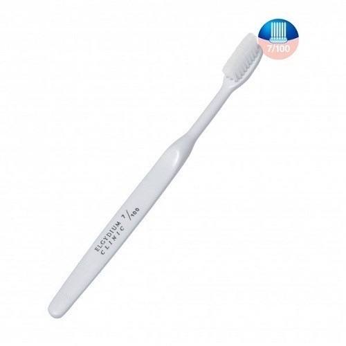 ELGYDIUM -  Clinic Medical Care 7/100 Toothbrush, Οδοντόβουρτσα Πολύ Μαλακή, Ιδανική για Μετεγχειρητική Χρήση σε χρώμα Λευκό, 1 τμχ
