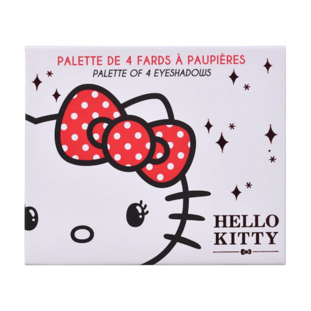 TAKE CARE - Hello Kitty Παλέτα Σκιών Ματιών 4 Χρώματα με Πινέλο & Καθρέπτη 1τμχ