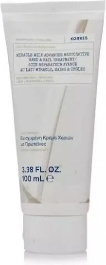 KORRES - Hand Cream Mediterranean Donkey Milk Γάλα Γαϊδούρας Ενισχυμένη Κρέμα Χεριών με Πρωτεΐνες 100ml