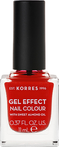 KORRES - Βερνίκι Νυχιών Gel Effect Nail Colour (No.48) Coral Red, 11ml