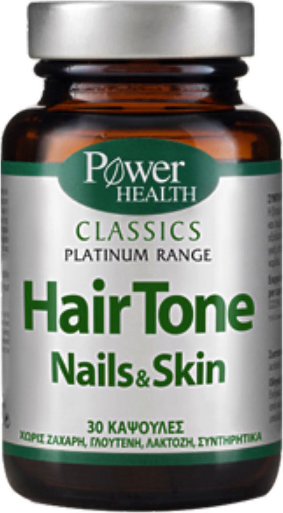 POWER HEALTH - Hair Tone Nails - Skin Συμπλήρωμα Διατροφής Για Μαλλιά - Νύχια - Δέρμα 30 Κάψουλες