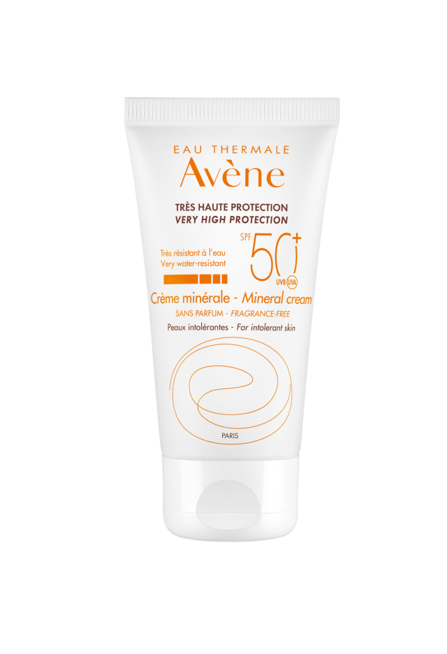 AVENE - Eau Thermale Avène Κρέμα Μineral SPF 50+ για Μη Ανεκτικές Επιδερμίδες 50ml