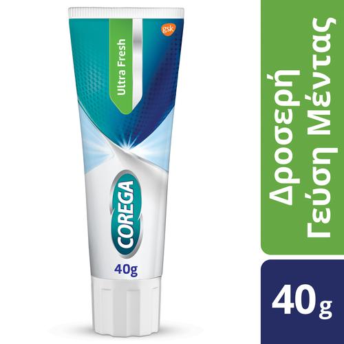 COREGA-  Ultra Fresh Στερεωτική Κρέμα για Τεχνητή Οδοντοστοιχία 40gr