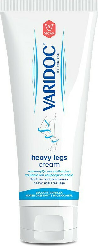 VARIDOC - Heavy Legs Cream Κρέμα που Ανακουφίζει & Ενυδατώνει τα Βαριά και Κουρασμένα Πόδια 250ml