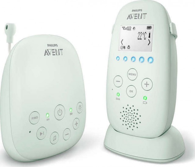 AVENT - Συσκευή Παρακολούθησης Μωρού Με Ψηφιακή Οθόνη, Μέτρηση Θερμοκρασίας Dect