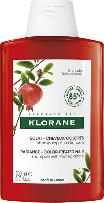 KLORANE - Shampoo with Pomegranate Σαμπουάν για Βαμμένα Μαλλιά με Εκχύλισμα Ροδιού Bio 200ml