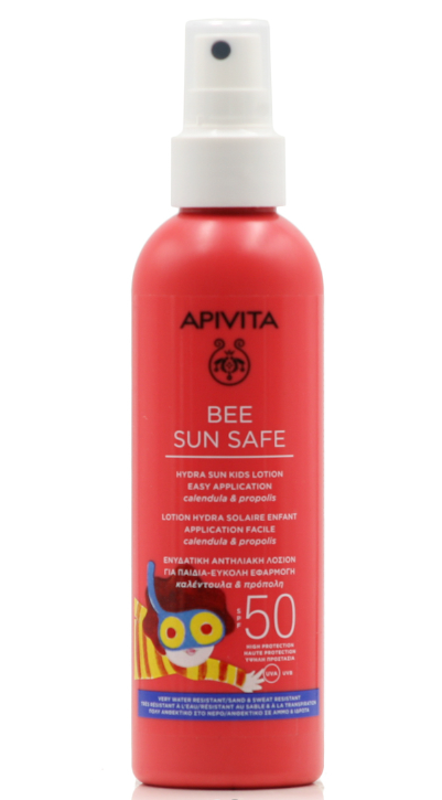 APIVITA - Αδιάβροχο Παιδικό Αντηλιακό Γαλάκτωμα Bee Sun Safe Hydra SPF50 200ml