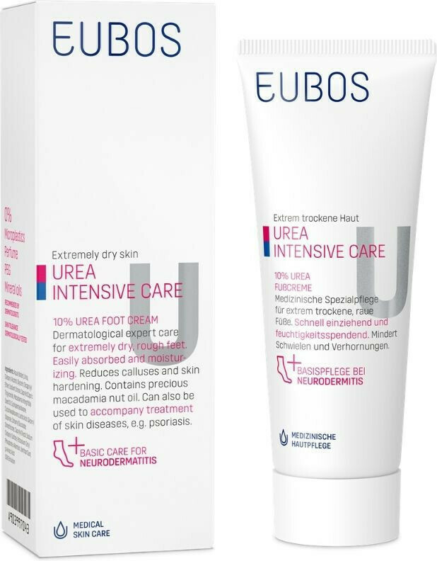 EUBOS - Urea 10% Foot Cream - Κρέμα Ποδιών με ουρία, 100ml