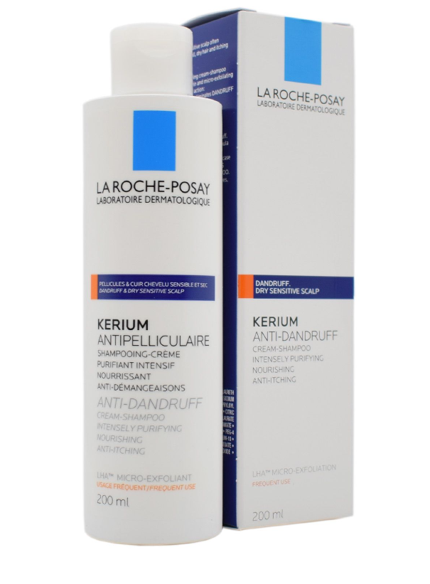 LA ROCHE POSAY - Kerium Antipelliculaire Cream Shampoo Σαμπουάν Κατά Της Ξηρής Πιτυρίδας 200ml